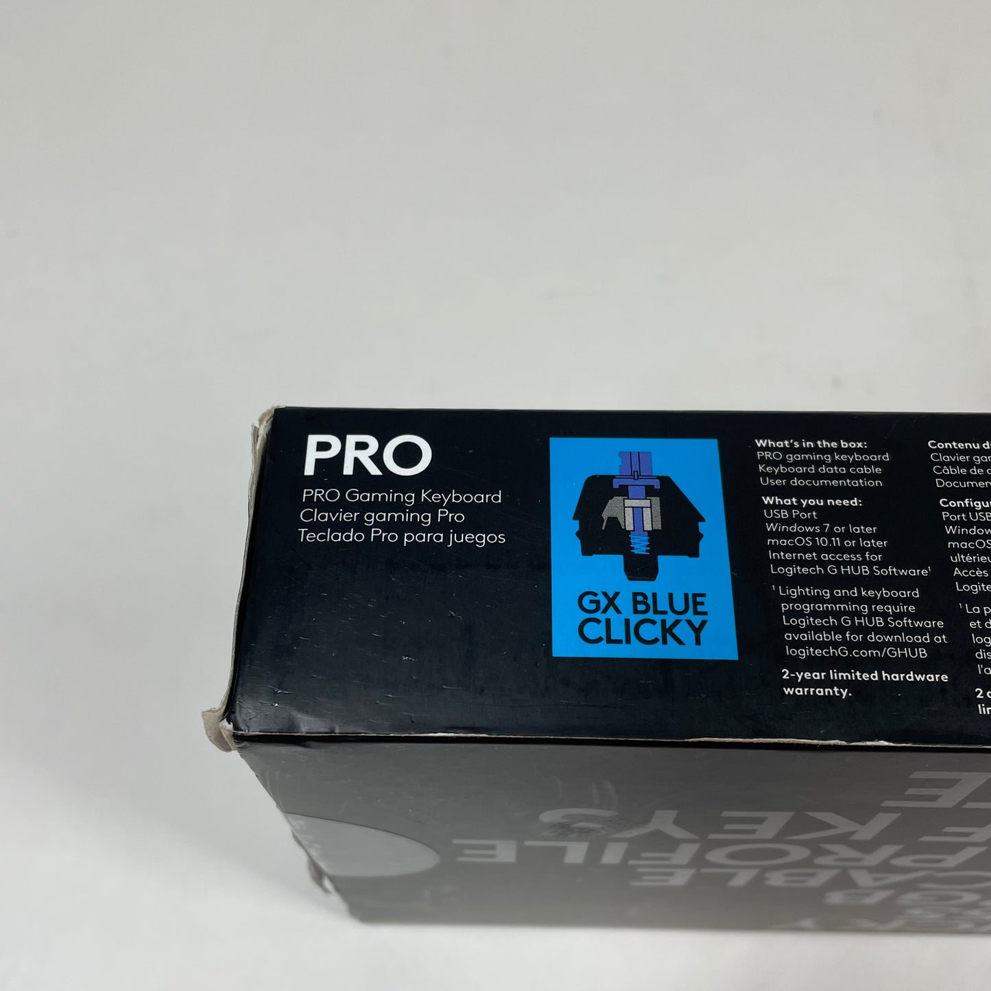 New Logitech G Pro Wired Mechanical Gaming Keyboard