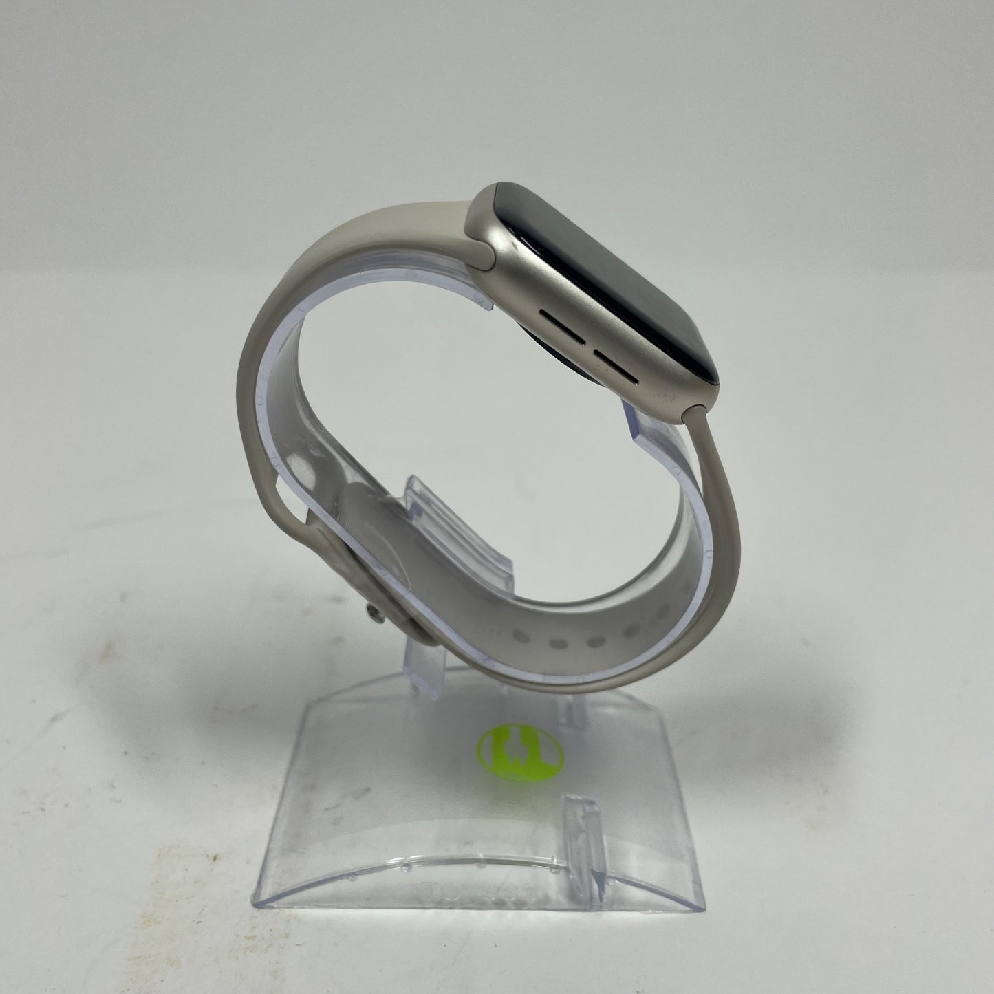Unlocked Apple Watch SE 2nd Gen 40MM Silver Aluminum Beige Sport Band MNTK3LL/A