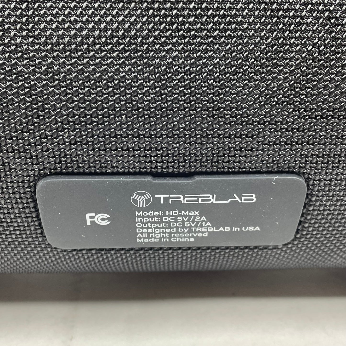TREBLAB HD-Max Big Loud Bluetooth Speaker Black