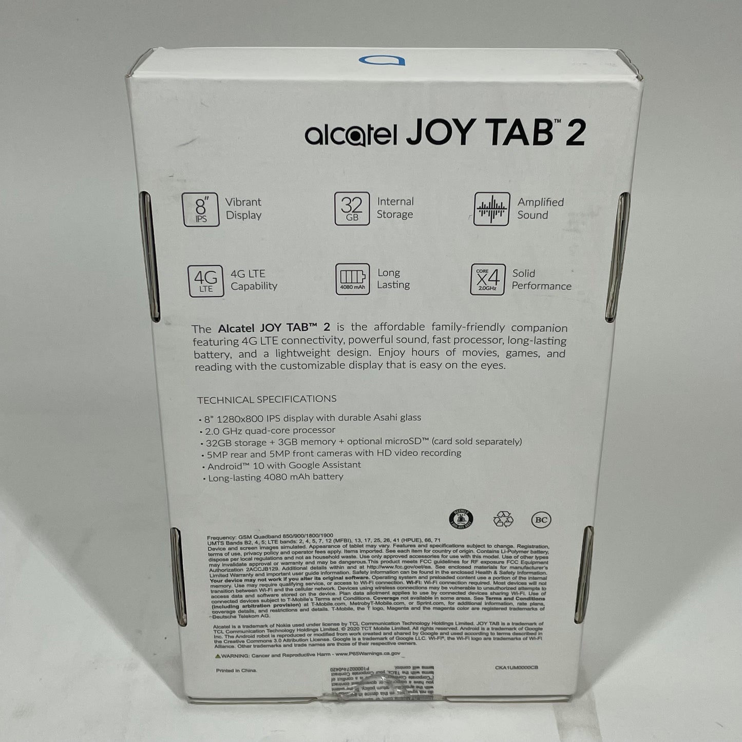 Metro By T-Mobile Alcatel Joy Tab 2 32GB Black 9032Z READ