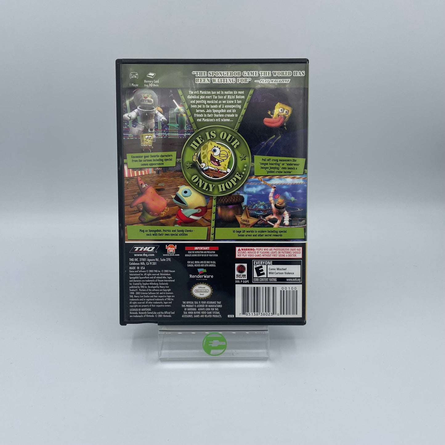 SpongeBob SquarePants Battle for Bikini Bottom (Nintendo GameCube, 2003)