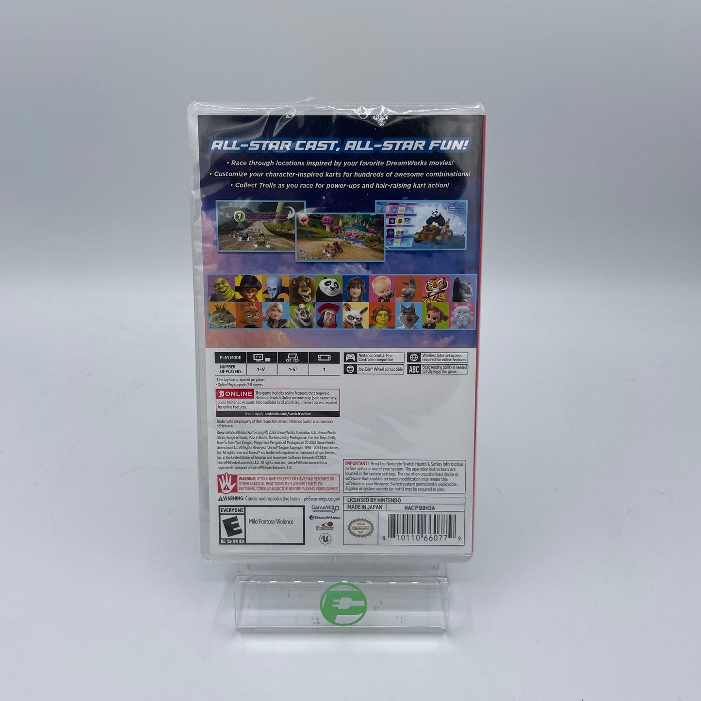 New DreamWorks All-Star Kart Racing (Nintendo Switch, 2023)