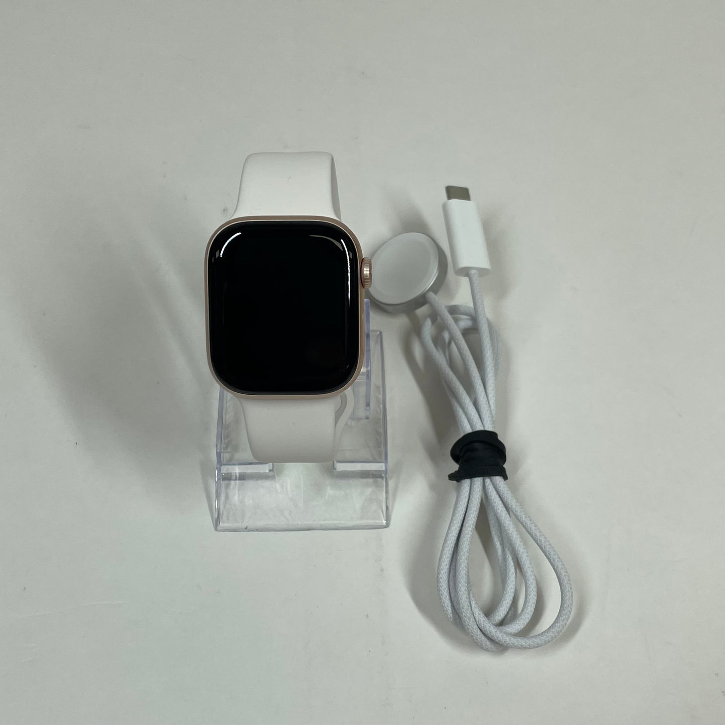 GPS Only Apple Watch Series 11 42MM Rose Gold Aluminum Light Blush Sport Band MEU04LW/A