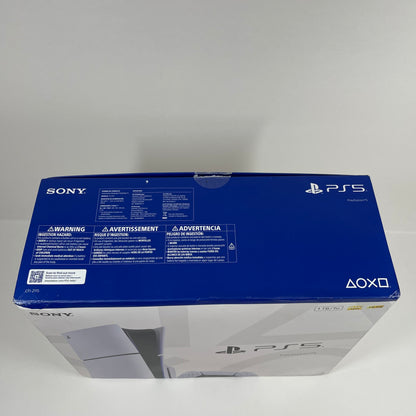 Sony PlayStation 5 Slim Disc Edition PS5 1TB White Console Gaming System CFI-2115