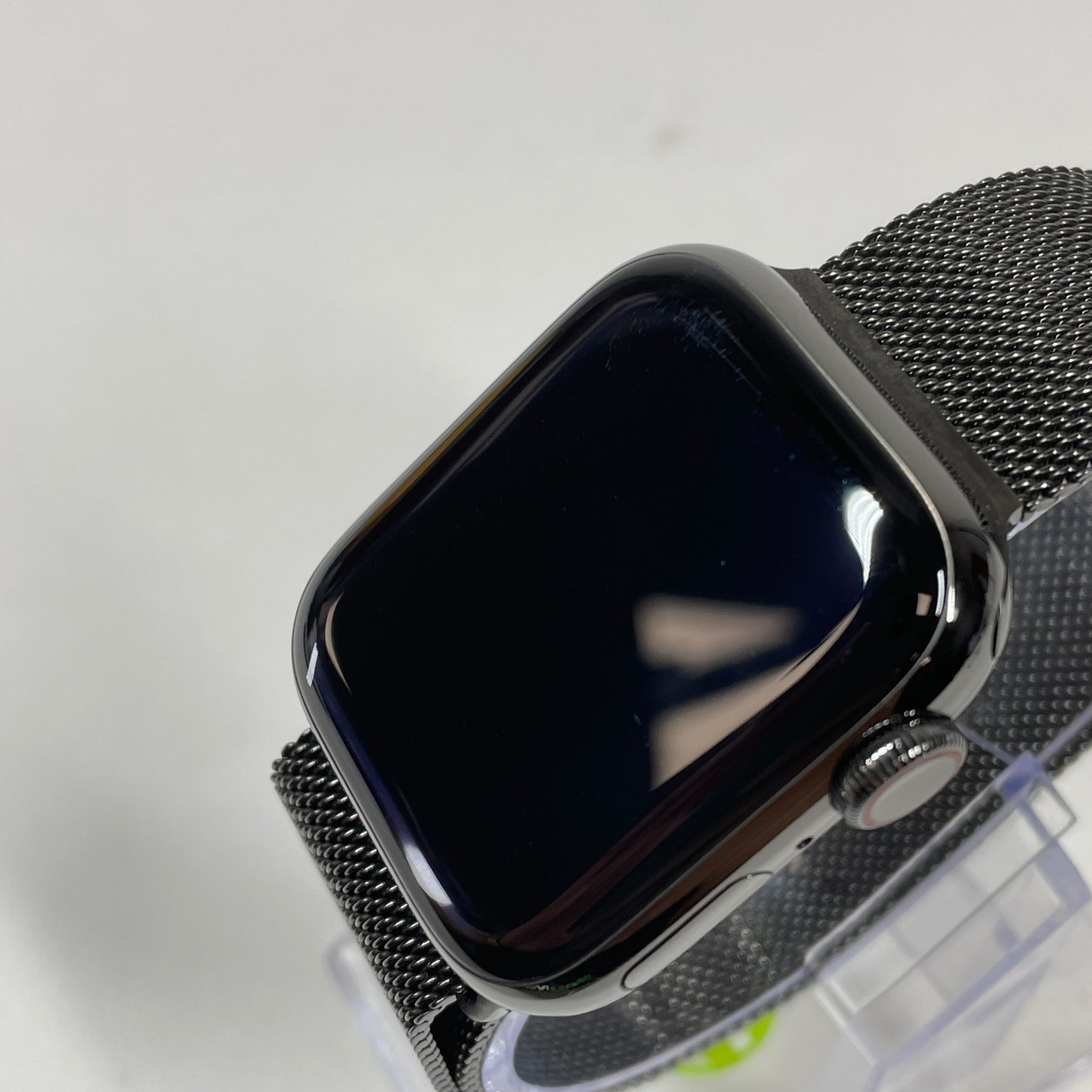 Unlocked Apple Watch Series 8 41MM Graphite Stainless Steel Milanese Loop MNJL3LL/A