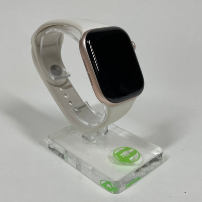 GPS Only Apple Watch Series 11 46MM Rose Gold Aluminum Light Blush Sport Band MFCJ4LW/A