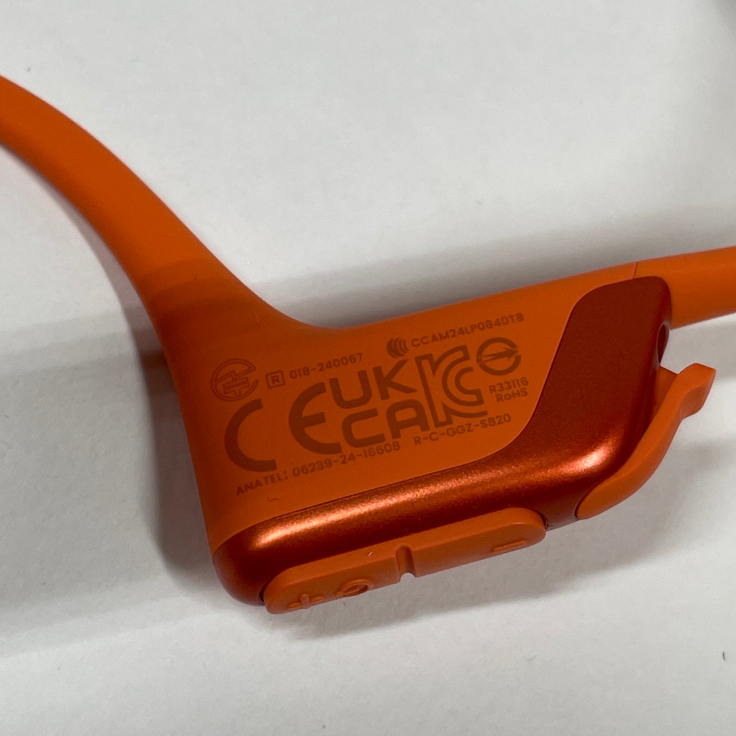 Shokz OpenRun Pro 2 Bone Conduction Wireless Bluetooth Headphones Orange S820