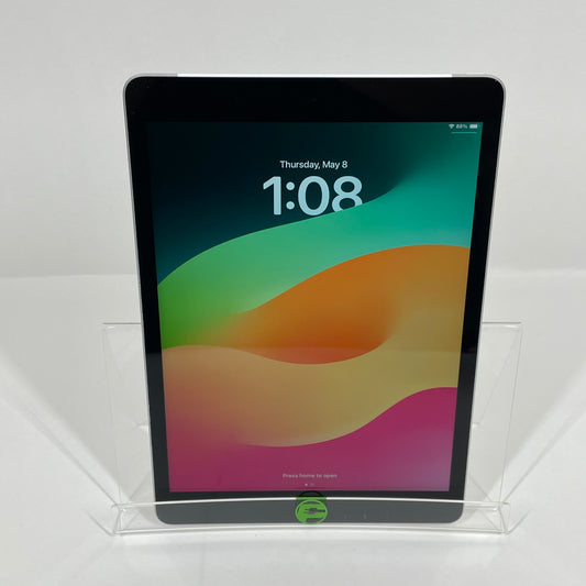 Unlocked Apple iPad 9th Gen 64GB 17.6.1 Silver MK673LL/A
