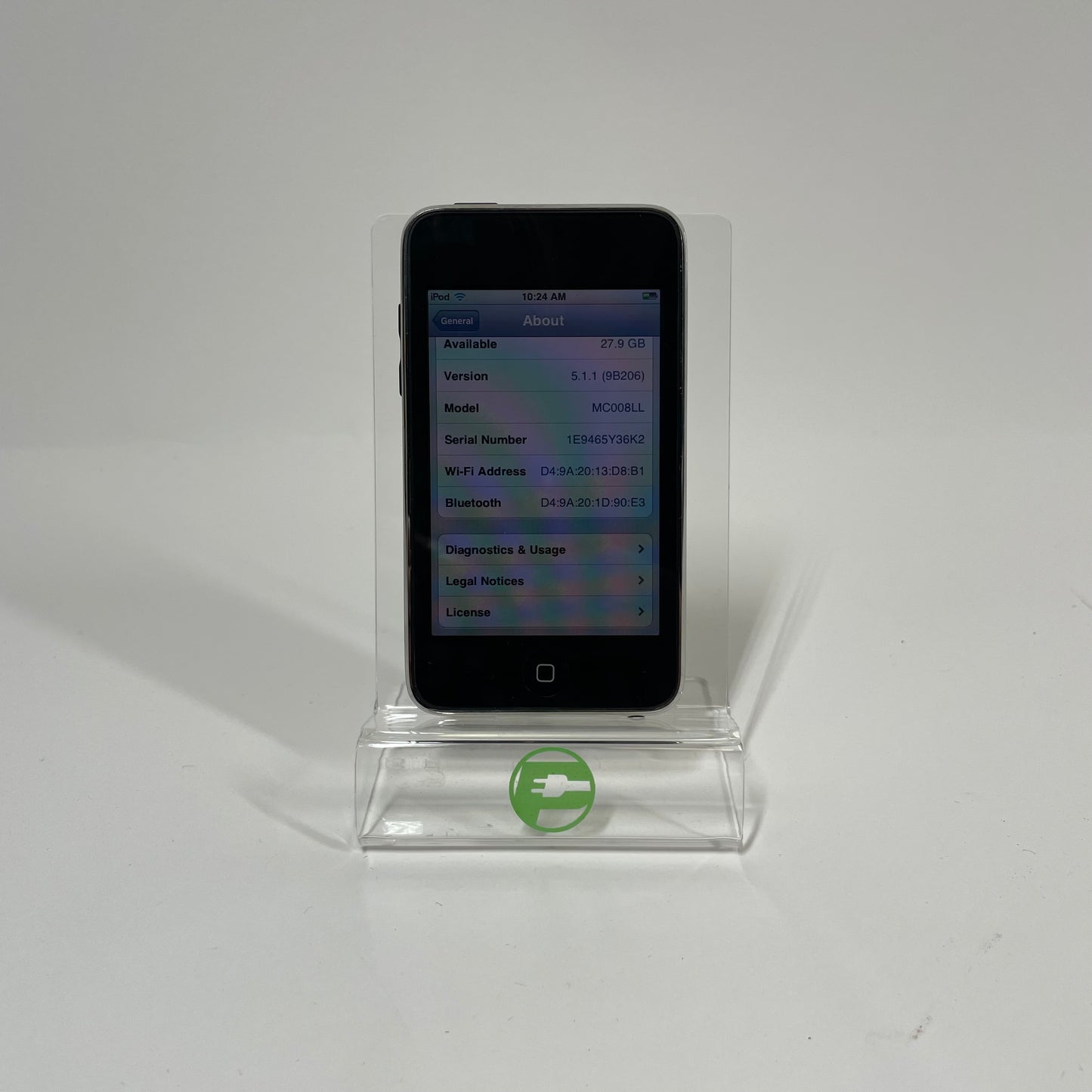 Apple iPod Touch 3rd Gen 32GB Black MC008LL/A