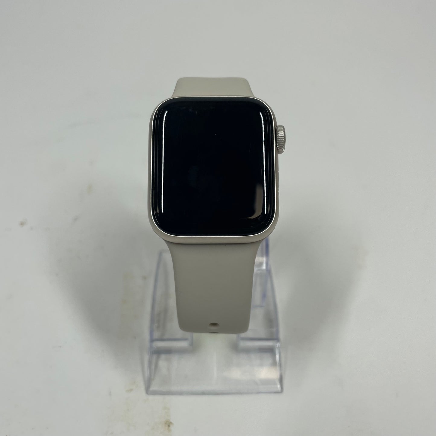 Unlocked Apple Watch SE 2nd Gen 40MM Silver Aluminum Beige Sport Band MNTK3LL/A