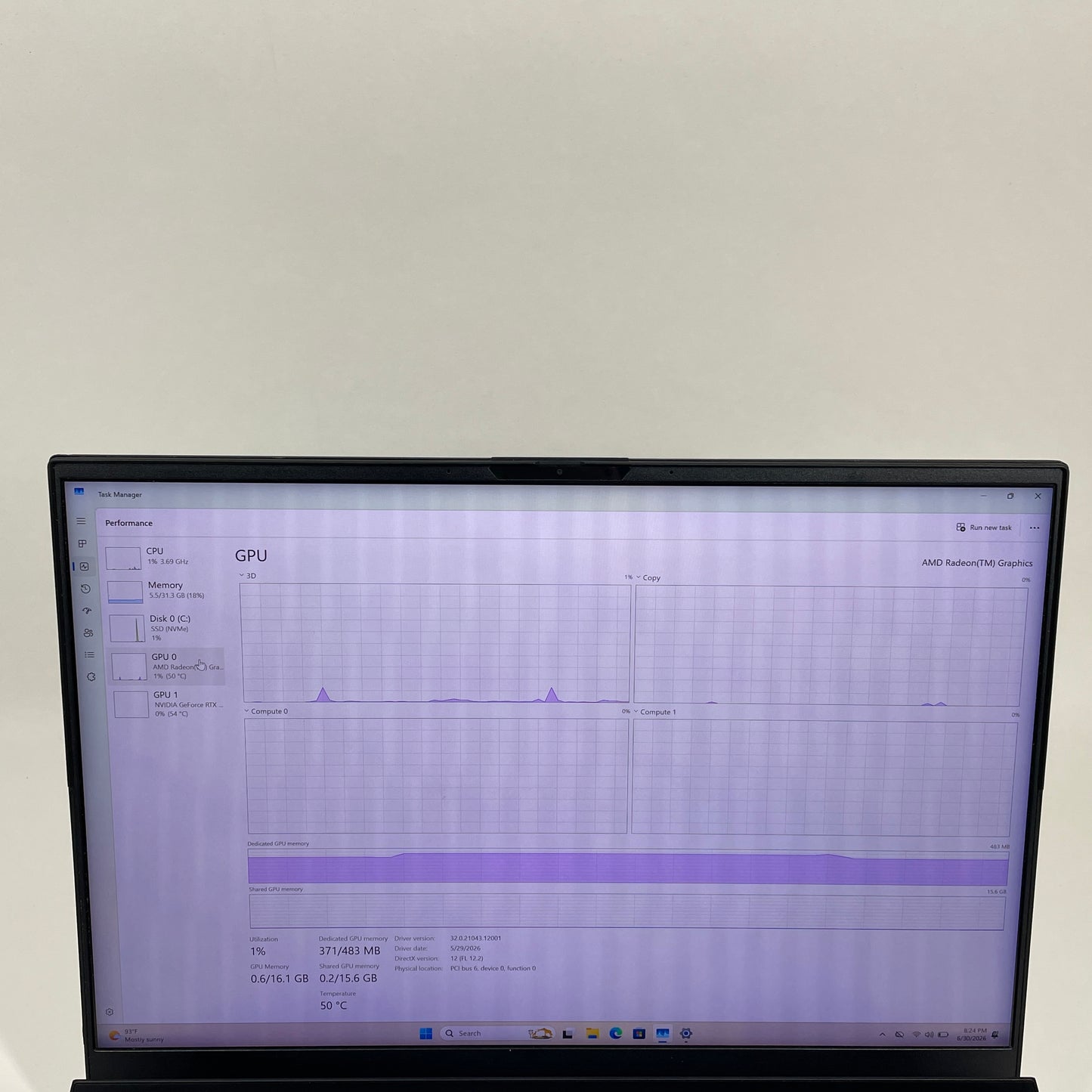 Asus ROG Zephyrus Duo 16 GX650 16" Ryzen 9 6900HX 3.3GHz 32GB RAM 1TB SSD GeForce RTX 3070 Ti
