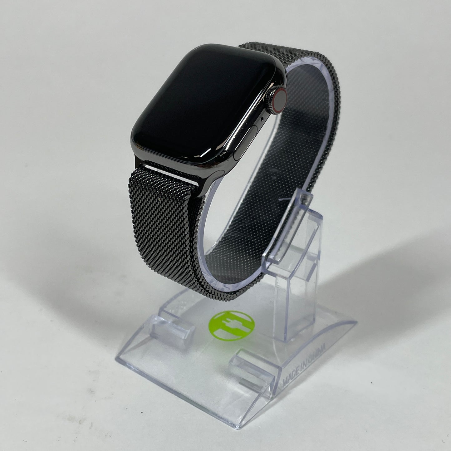 Unlocked Apple Watch Series 8 41MM Graphite Stainless Steel Milanese Loop MNJL3LL/A