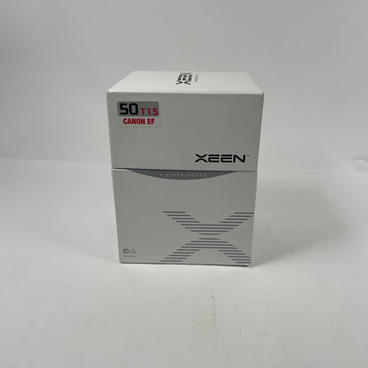 ROKINON Xeen 50mm T1.5 Cine Lens Canon EF Mount