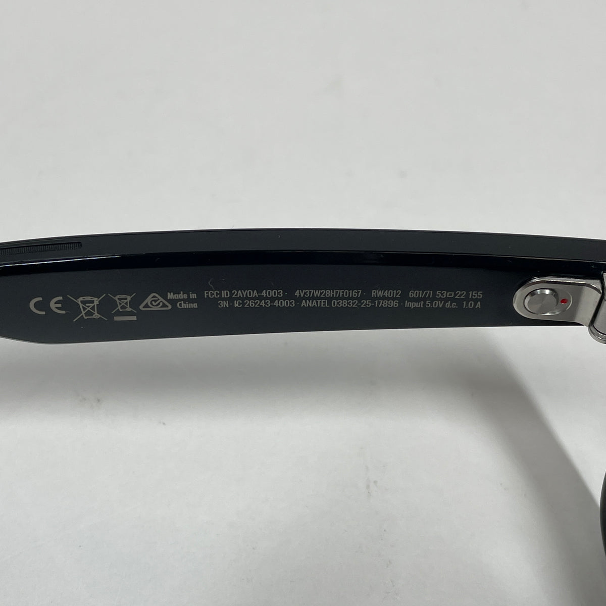 Ray-Ban Meta Wayfarer Gen 2 Shiny Black Standard RW4012 601/71 AI Smart Glasses