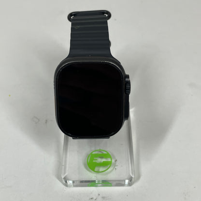 Unlocked Apple Watch Ultra 2 49MM Black Titanium Black Ocean Band MX4P3LW/A