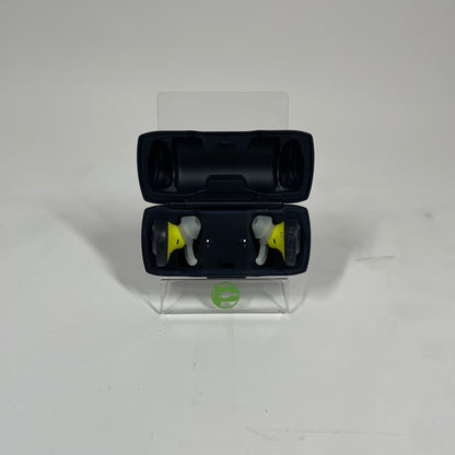 Bose SOUNDSPORT FREE WIRELESS Headphones Earbuds Midnight Blue Citron
