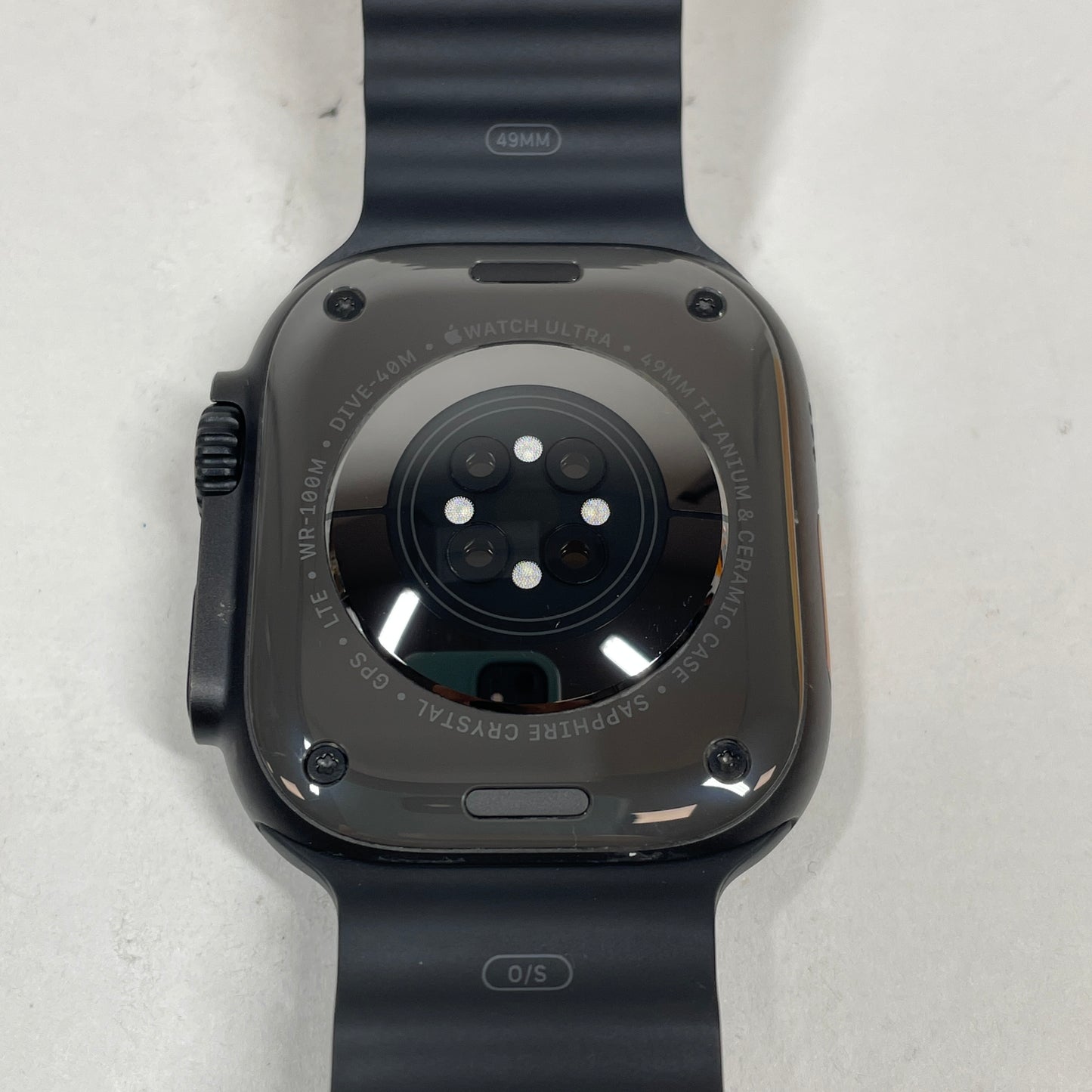 Unlocked Apple Watch Ultra 2 49MM Black Titanium Black Ocean Band MX4P3LW/A