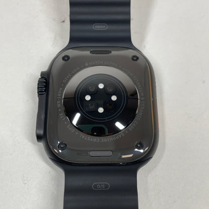 Unlocked Apple Watch Ultra 2 49MM Black Titanium Black Ocean Band MX4P3LW/A