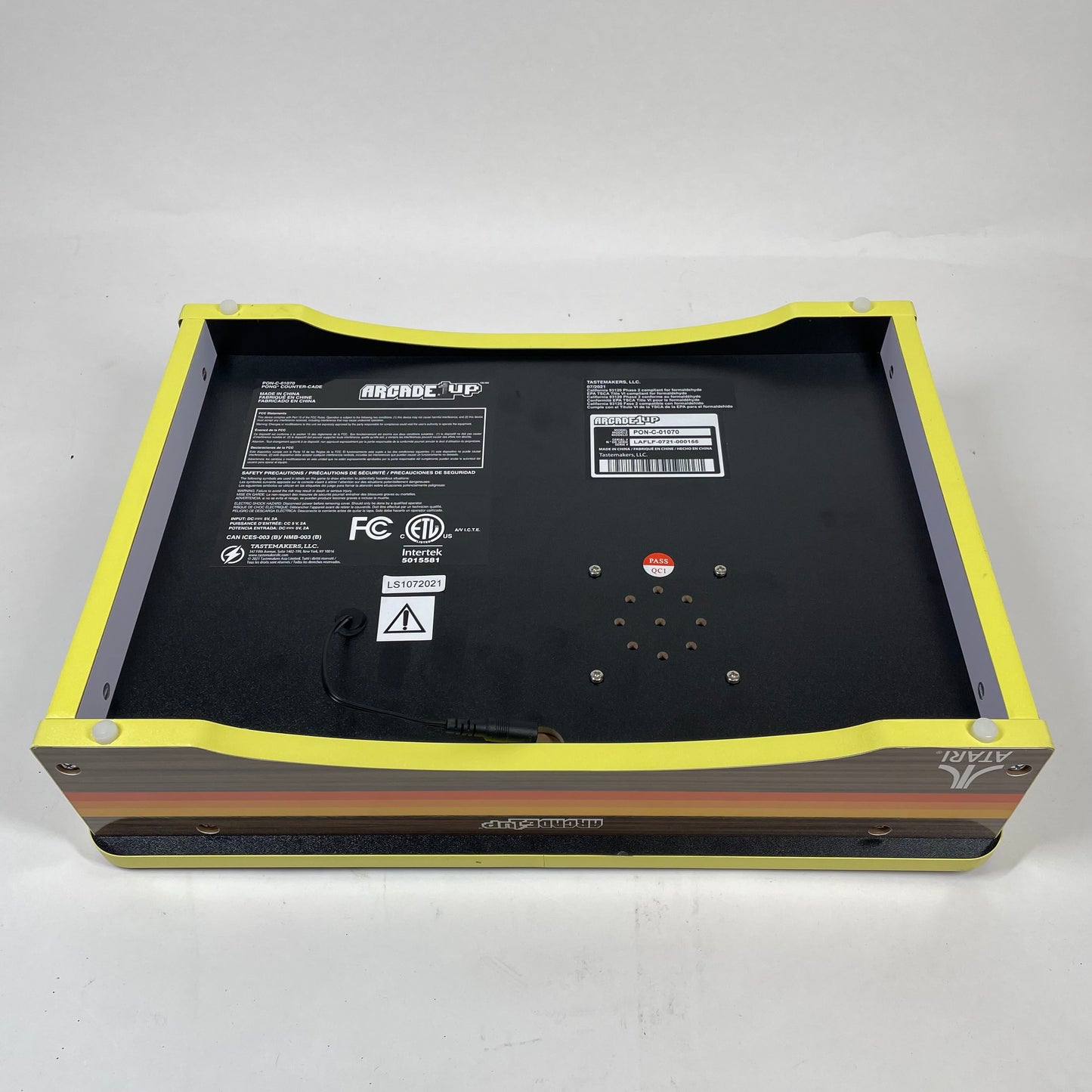 Arcade1Up Pong Countercade 2 Player Arcade System PON-C-01070