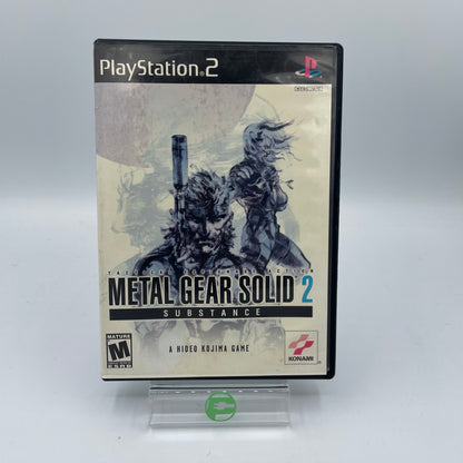 Metal Gear Solid 2 Substance (Sony PlayStation 2 PS2, 2003)