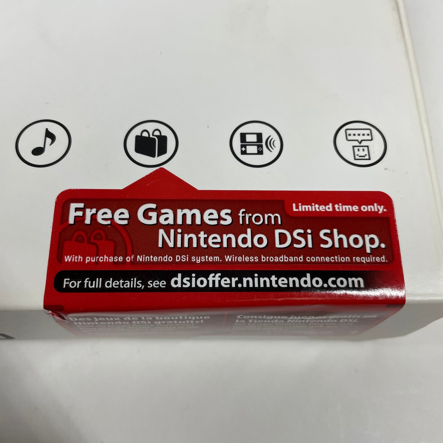 New Nintendo DSi Handheld Game Console TWL-001 Black