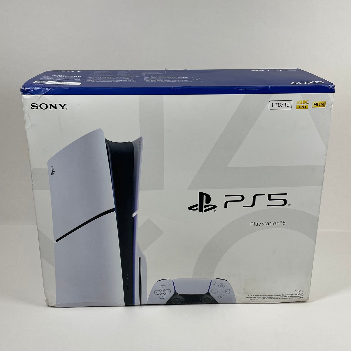Sony PlayStation 5 Slim Disc Edition PS5 1TB White Console Gaming System CFI-2115