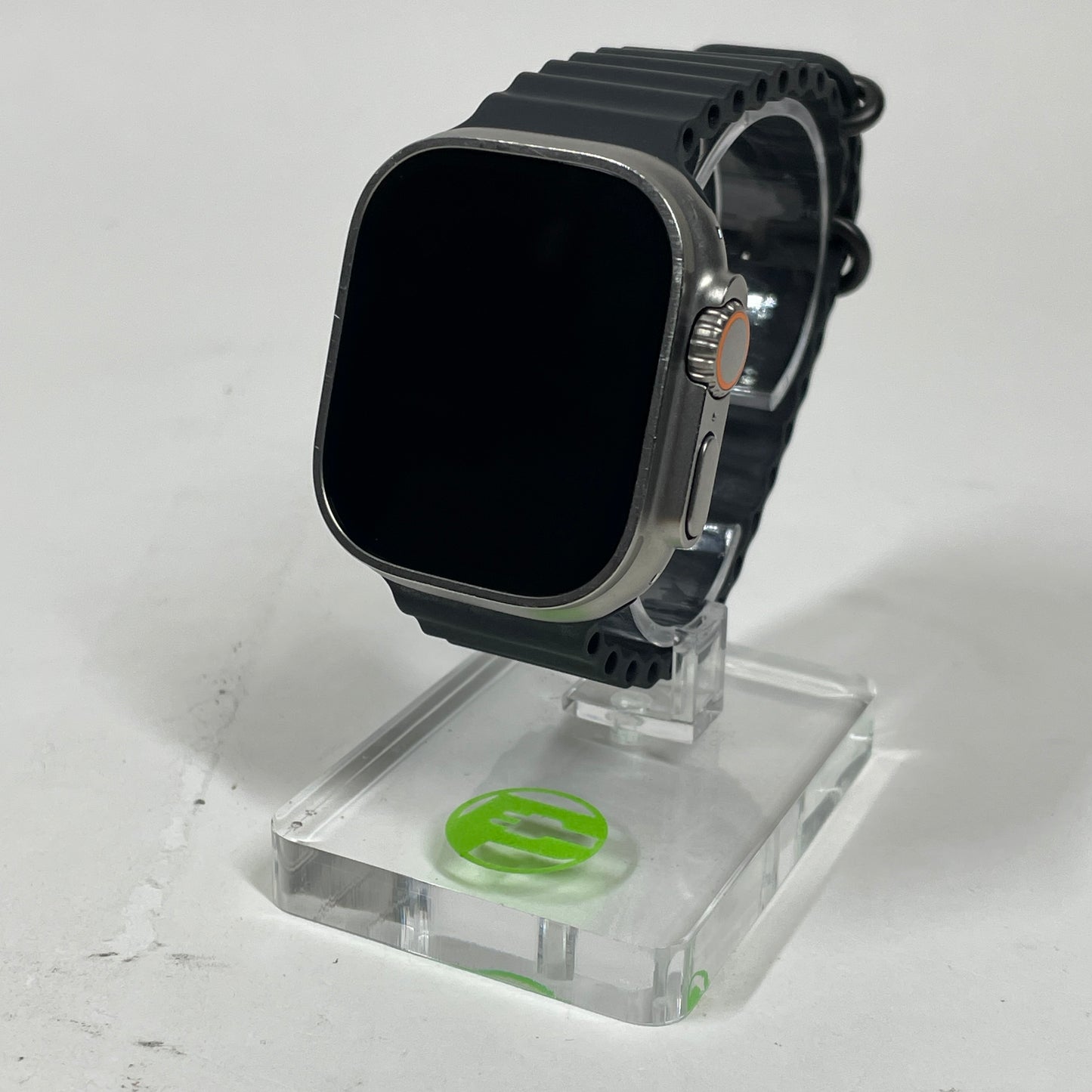 Unlocked Apple Watch Ultra 49MM Natural Titanium Black Ocean Band NNH83LW/A