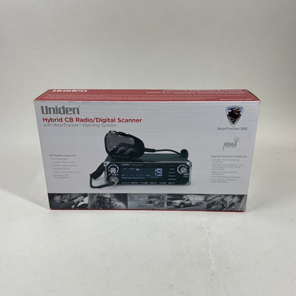 New Uniden Beartracker 885 Hybrid CB Radio/Digital Scanner Black