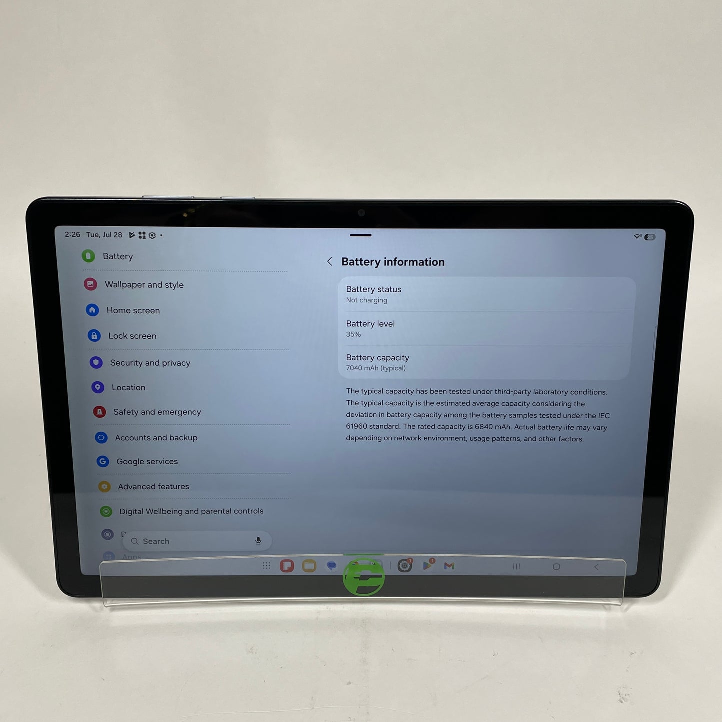 WiFi Only Samsung Galaxy Tab A11 Plus 11.0" 128GB Silver SM-X230