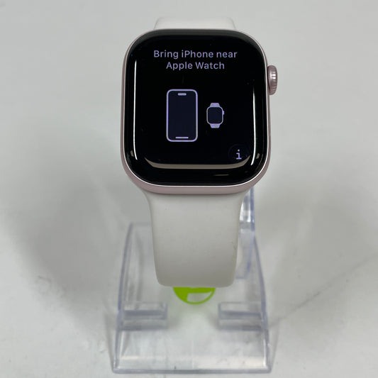 GPS Only Apple Watch Series 11 42MM Rose Gold Aluminum Light Blush Sport Band MF8E4LW/A