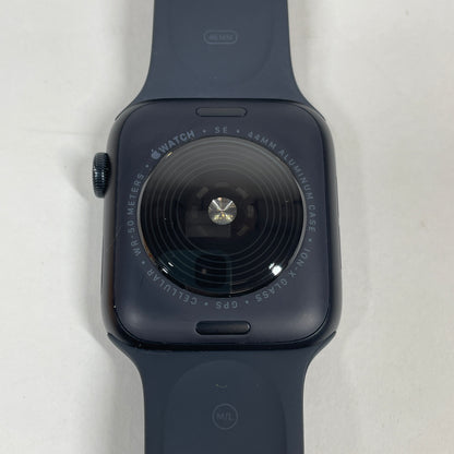 Unlocked Apple Watch SE 3 44MM Midnight Aluminum Midnight Sport Band MEPJ4LW/A