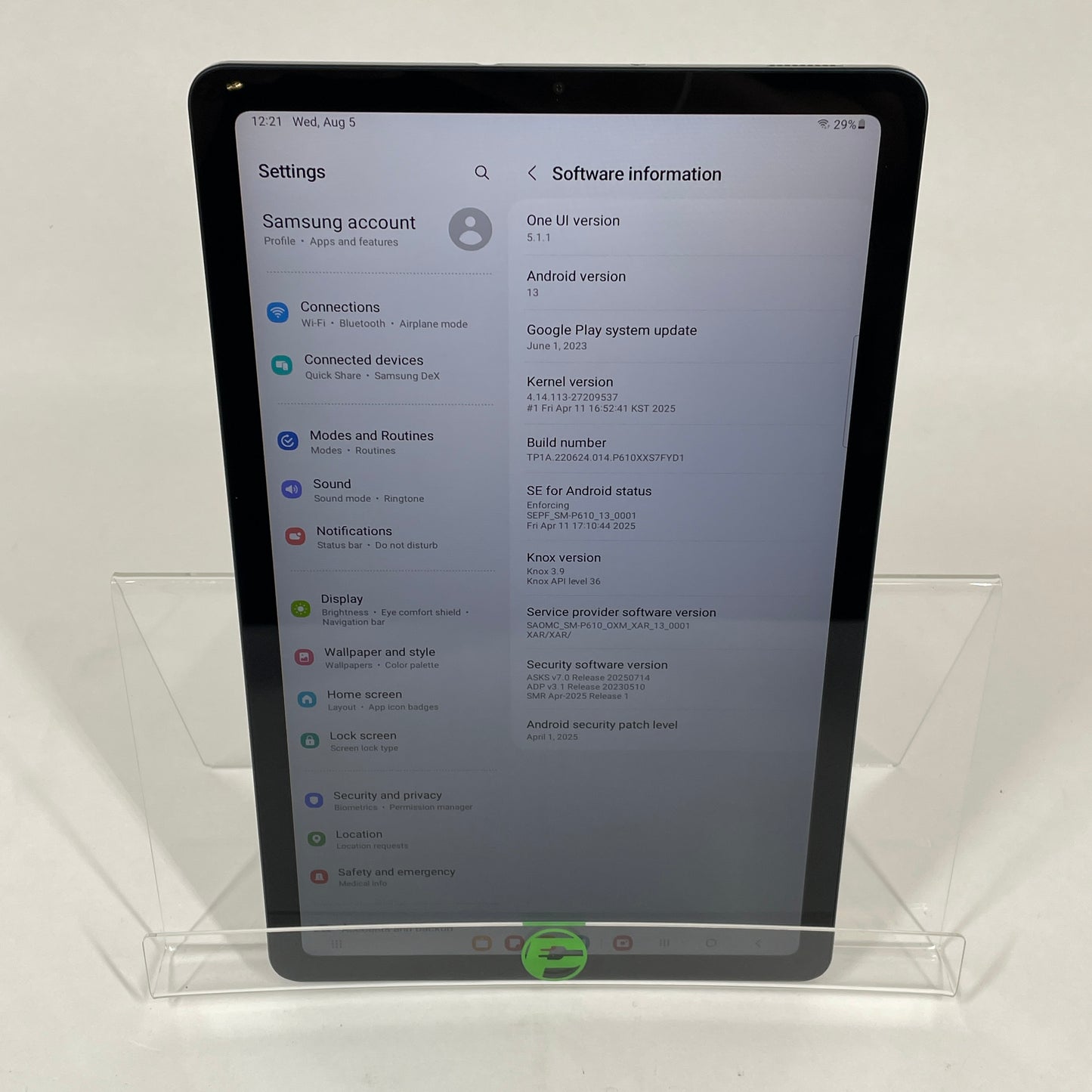 WiFi Only Samsung Galaxy Tab S6 Lite 10.4" 64GB Oxford Gray SM-P610