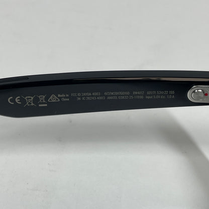 Ray-Ban Meta Wayfarer Gen 2 Shiny Black Standard RW4012 AI Smart Glasses