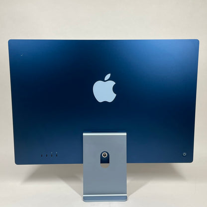 2021 Apple iMac 24" M1 8 Core 3.2GHz 16GB RAM 1TB SSD Blue MJVN3LL/A