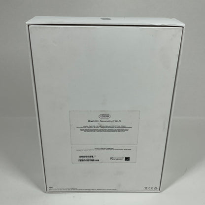 WiFi Only Apple iPad 8th Gen 128GB Silver MYLE2LL/A