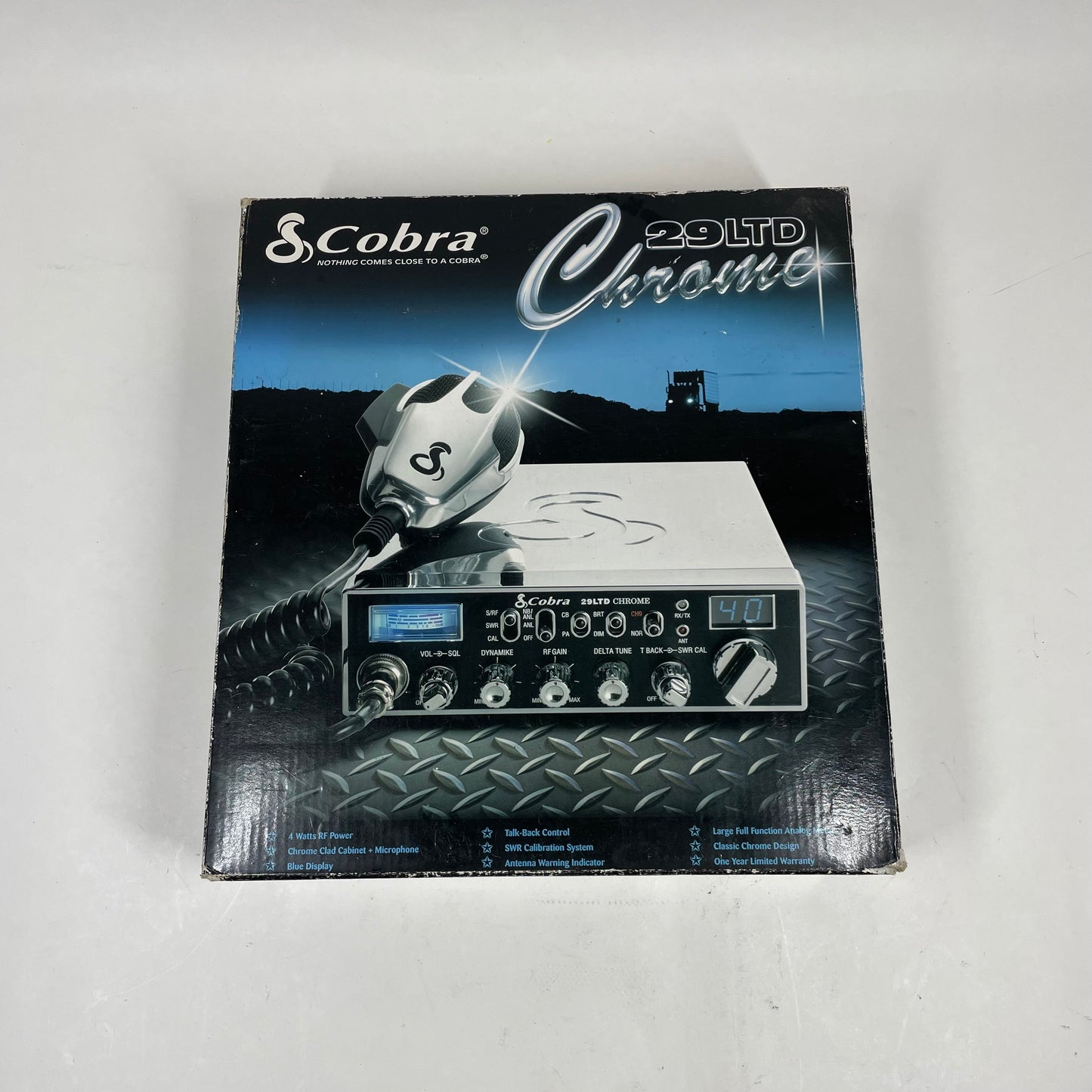 Cobra 29LTD Chrome 2-Way Walkie Talkie Chrome