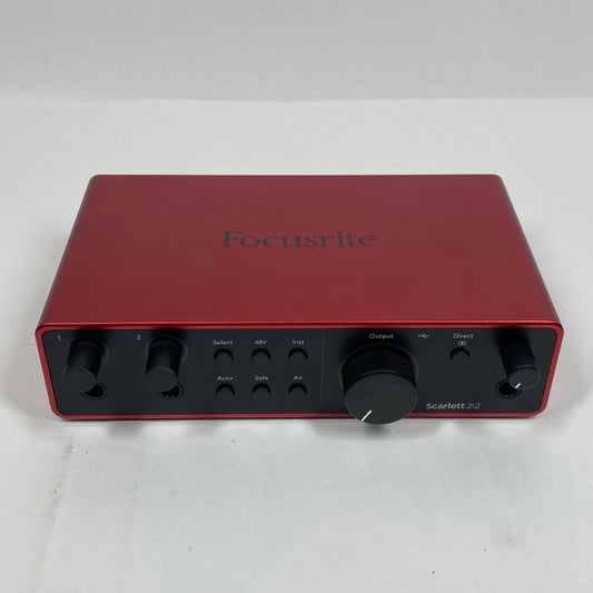 Focusrite Scarlett 2i2 4th Gen USB Audio Interface