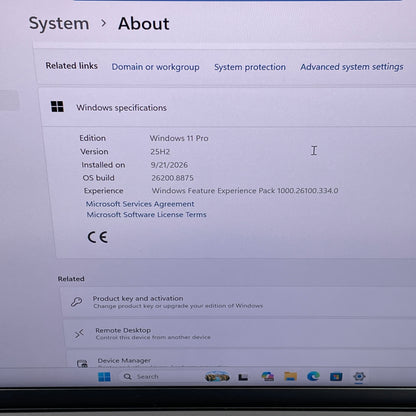 Lenovo ThinkPad T14 Gen 5 21ML-0089US 14" Core Ultra 7 155U 1.7GHz 16GB RAM 512GB SSD