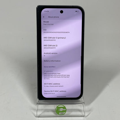 Verizon Google Pixel 9 Pro Fold 256GB Obsidian GGH2X