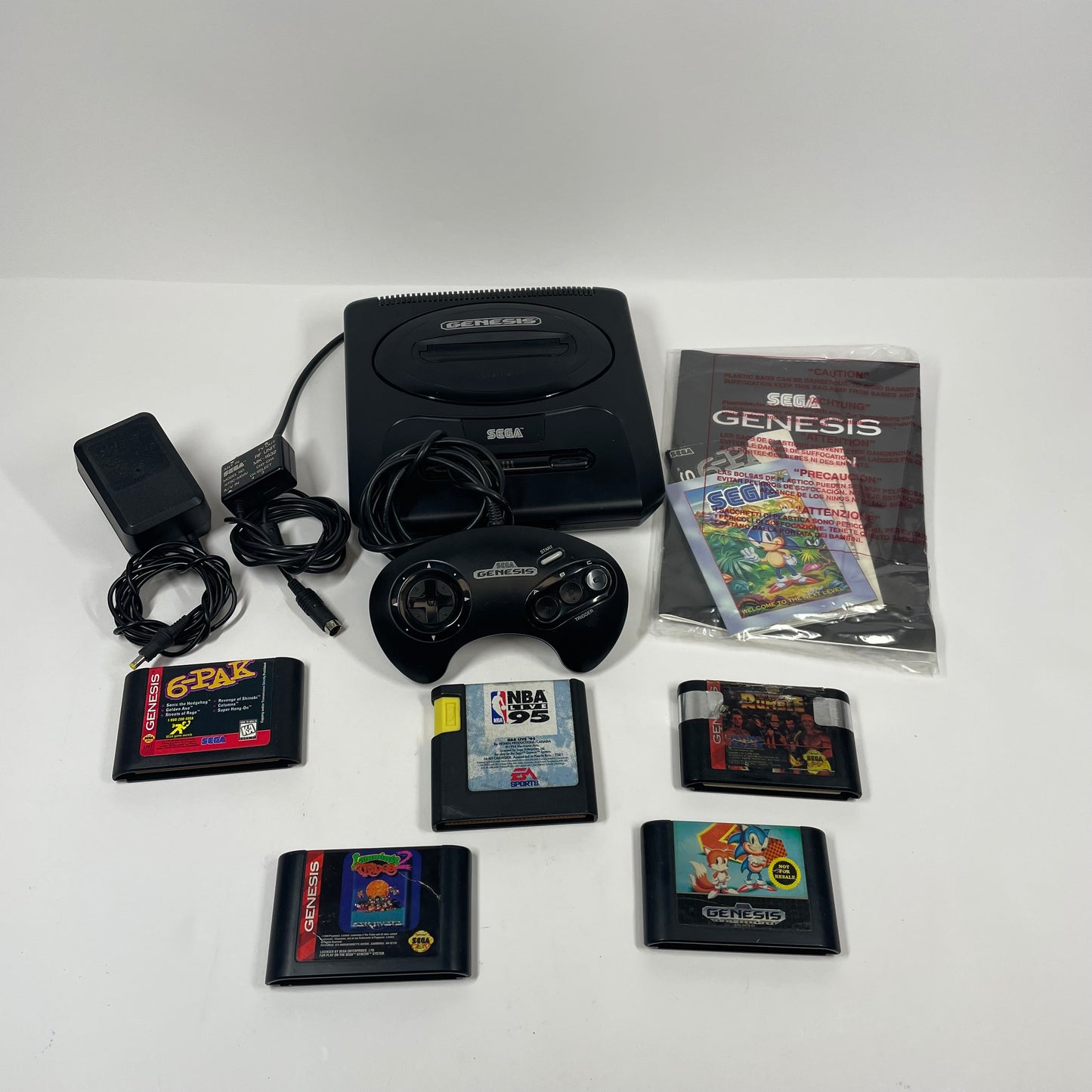 Sega Genesis Video Game Console Black MK-1631