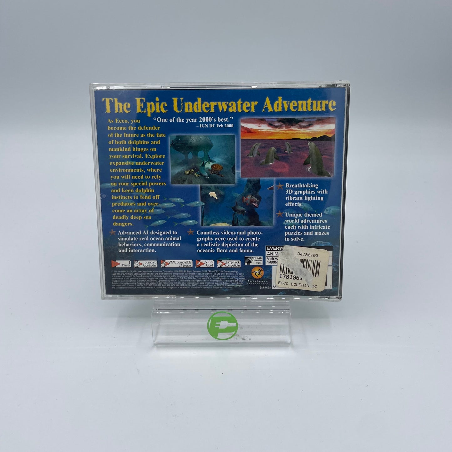 Ecco the Dolphin Defender of the Future (Sega Dreamcast, 2000)