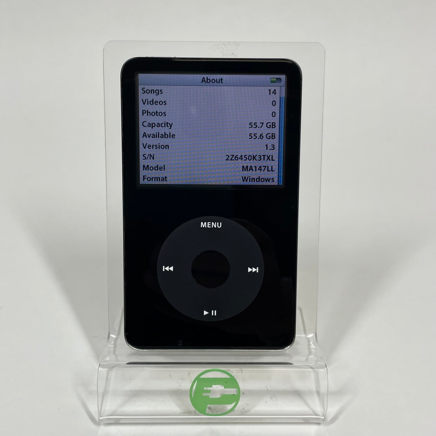 Apple iPod Classic 5th Gen 60GB Black MA147LL/A