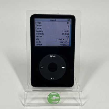Apple iPod Classic 5th Gen 60GB Black MA147LL/A