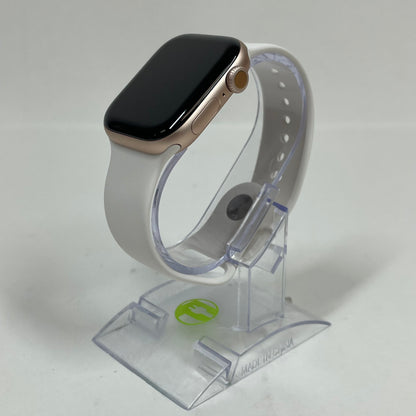 GPS Only Apple Watch Series 11 42MM Rose Gold Aluminum Light Blush Sport Band MEU04LW/A