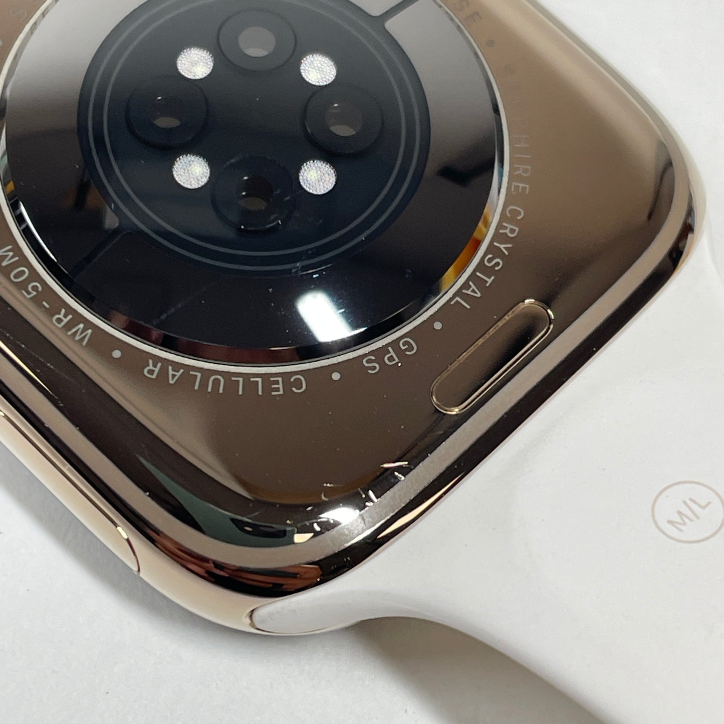 Unlocked Apple Watch Series 11 46MM Gold Titanium Light MFD64LW/A