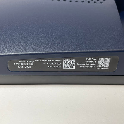 Alienware 27" AW2725DM WQHD Fast IPS 180Hz Gaming Monitor