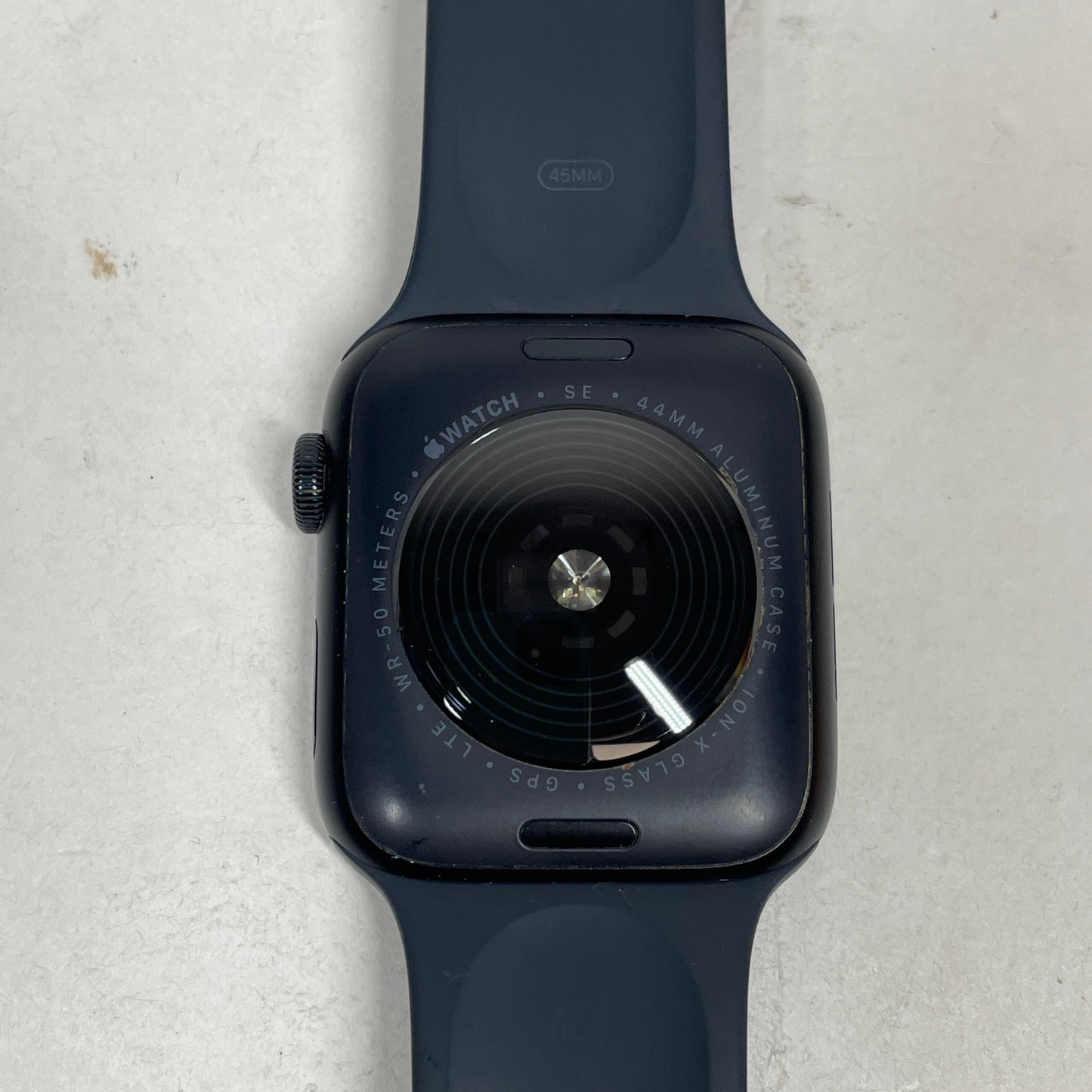 Unlocked Apple Watch SE 2nd Gen 44MM Midnight Aluminum Midnight Sport Band MRH73LL/A