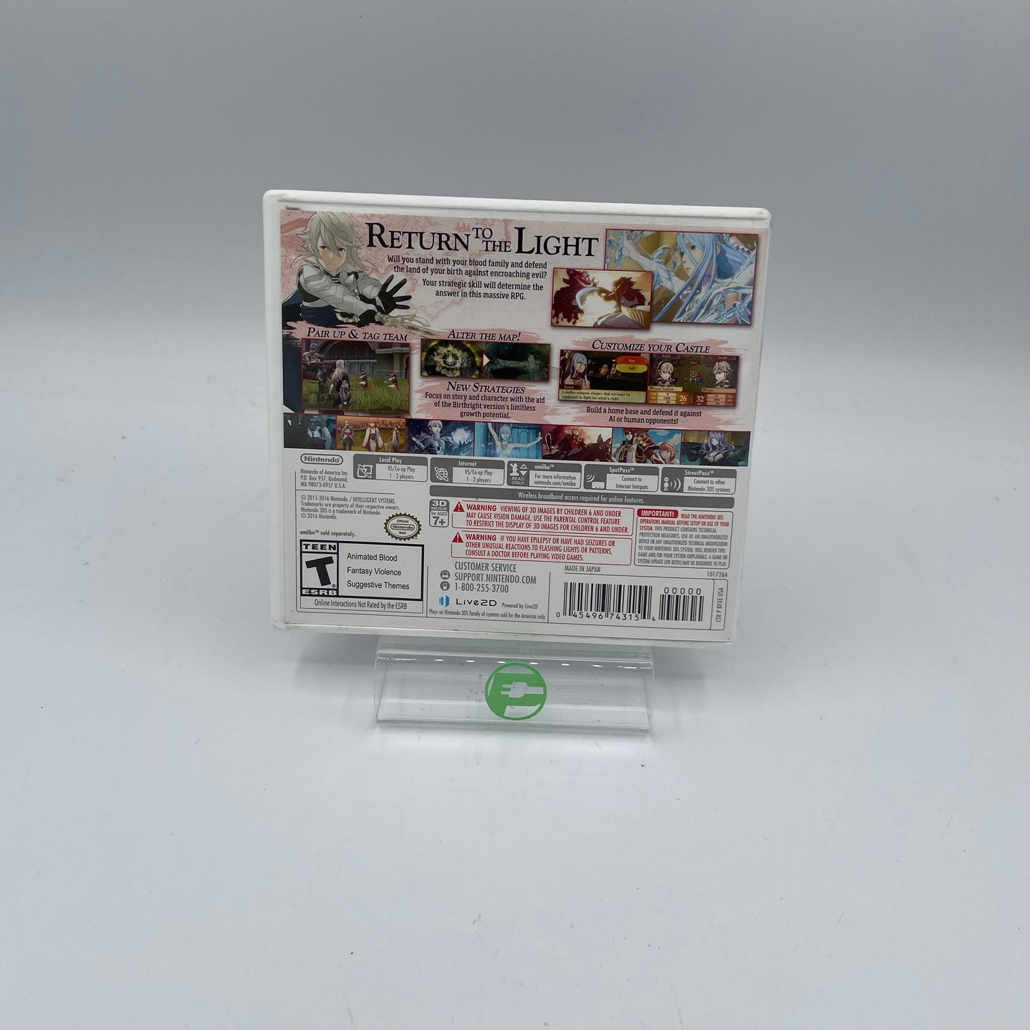 Fire Emblem Fates Birthright (Nintendo 3DS, 2015)