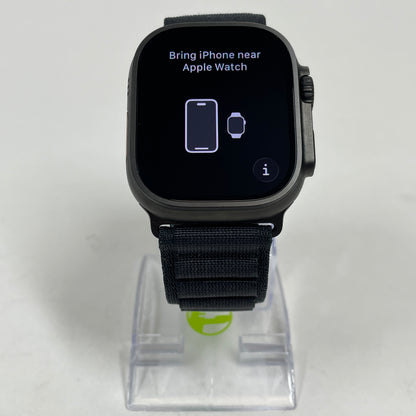 Unlocked Apple Watch Ultra 3 49MM Black Titanium Black Alpine Loop MF0V4LW/A