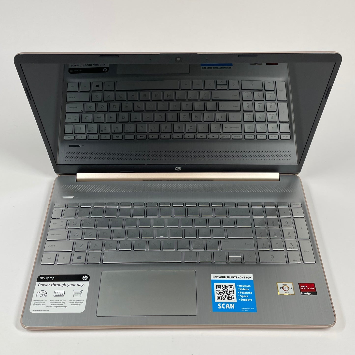 HP Laptop 15-ef1077nr 15.6" Athlon Gold 3150U 2.4GHz 4GB RAM 256GB SSD